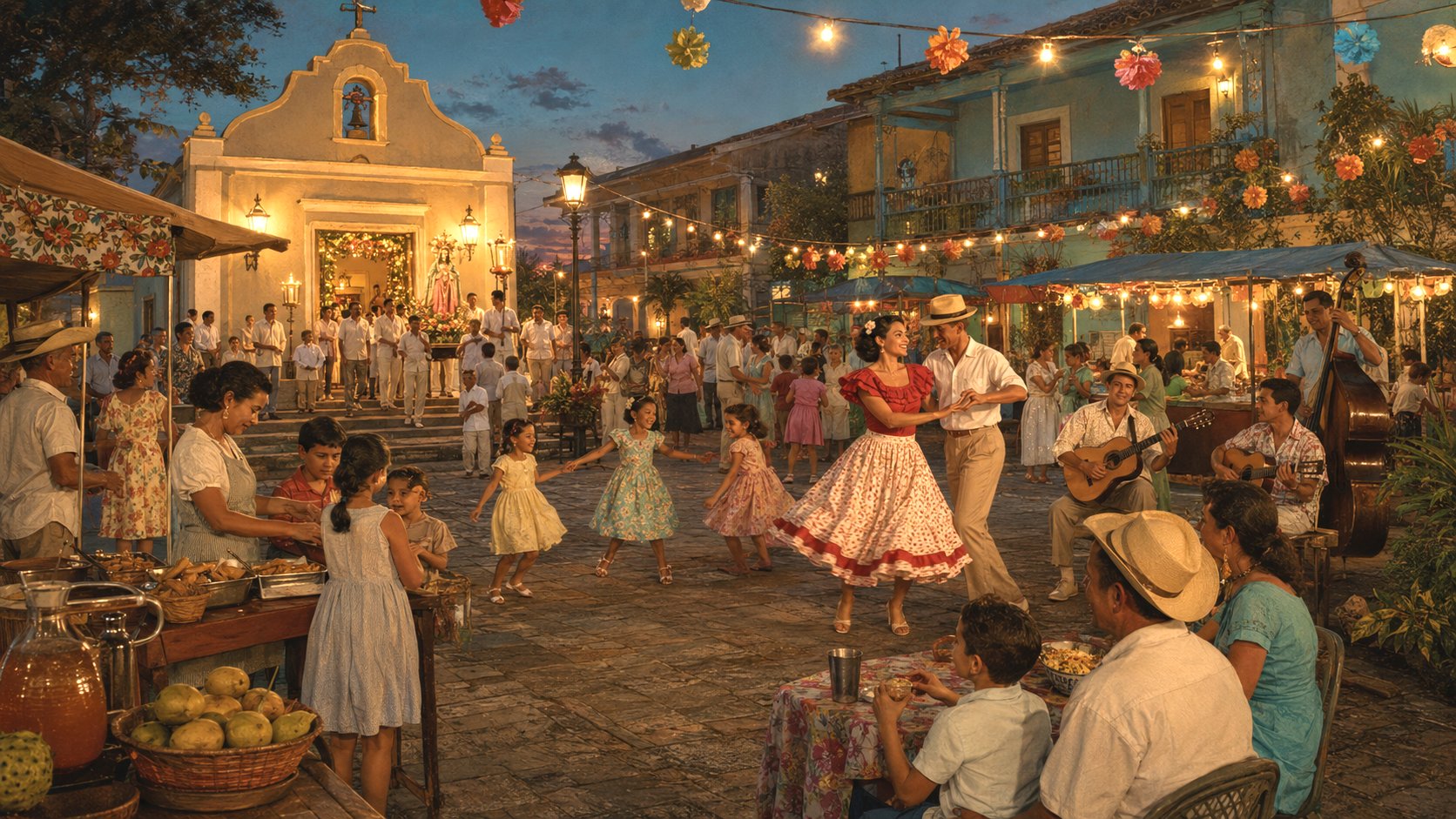 Ilustración seleccionada para Fiestas de Santa Rosa